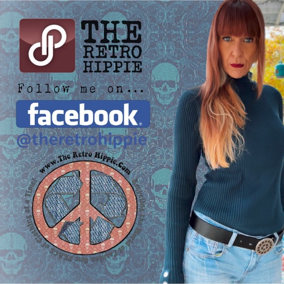 Deep Indigo Blue Turtleneck Top - Picture 5 of 17